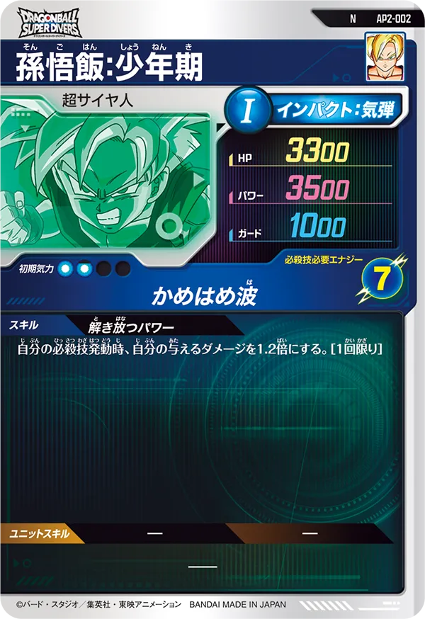 AP2-002 孫悟飯：少年期