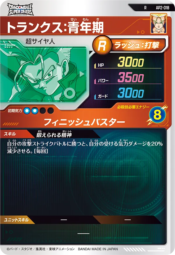 AP2-018 トランクス：青年期