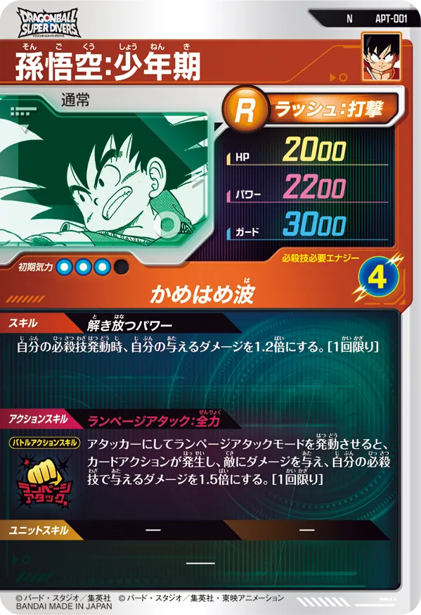 APT-001 孫悟空：少年期