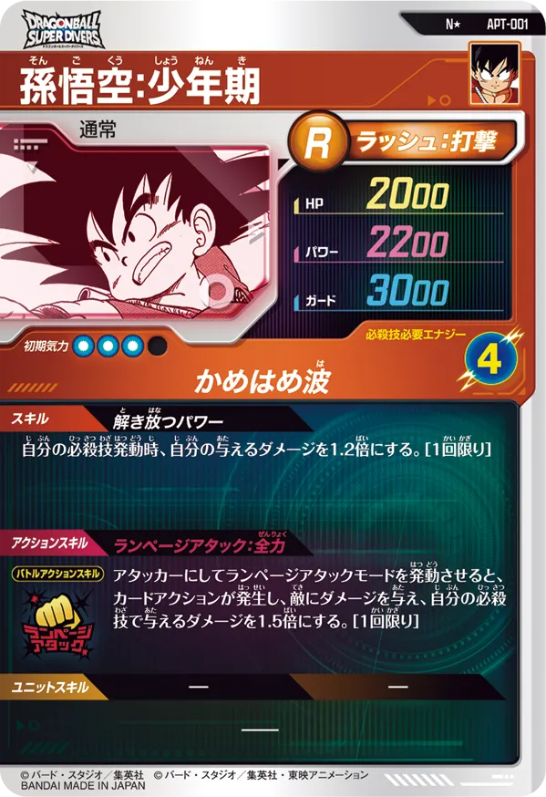 APT-001 孫悟空：少年期