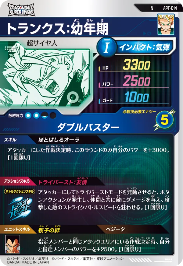 APT-014 トランクス：幼年期
