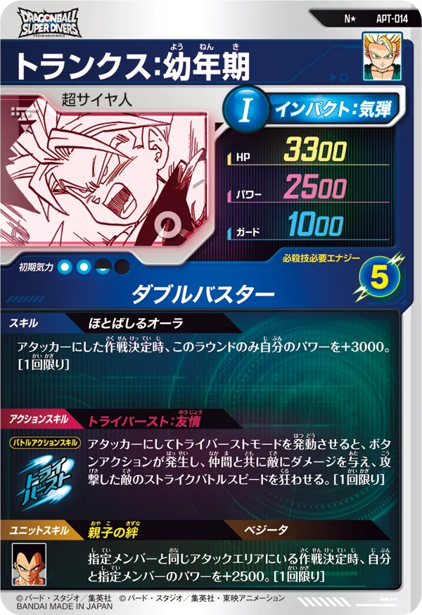 APT-014 トランクス：幼年期