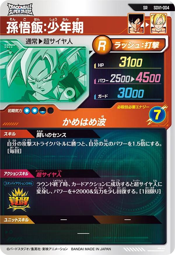 SDV1-004 孫悟飯：少年期