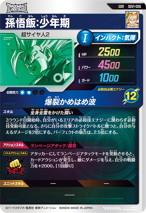 SDV1-005 孫悟飯：少年期