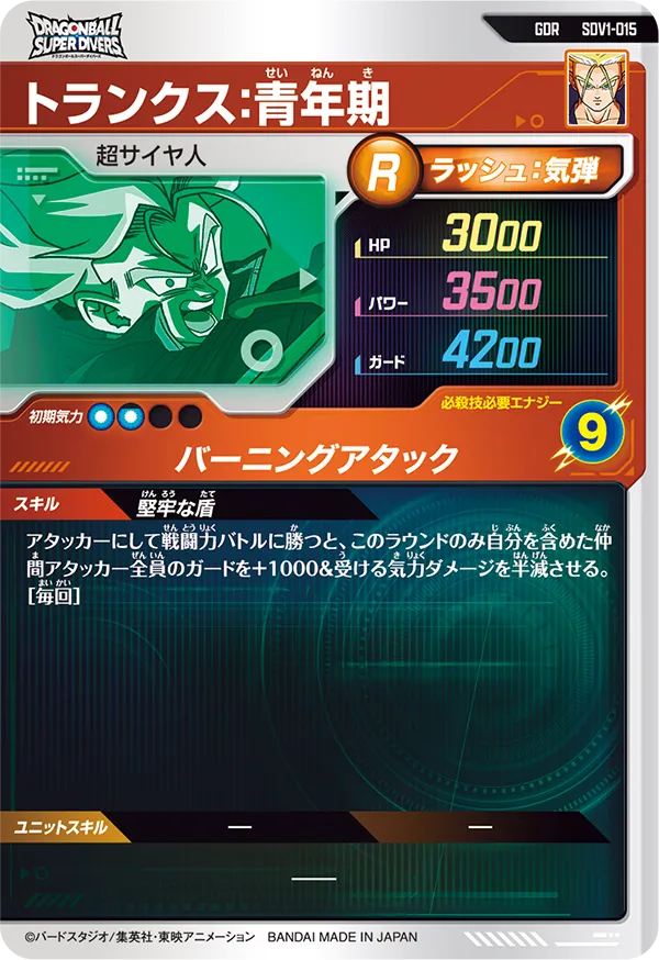 SDV1-015 トランクス：青年期
