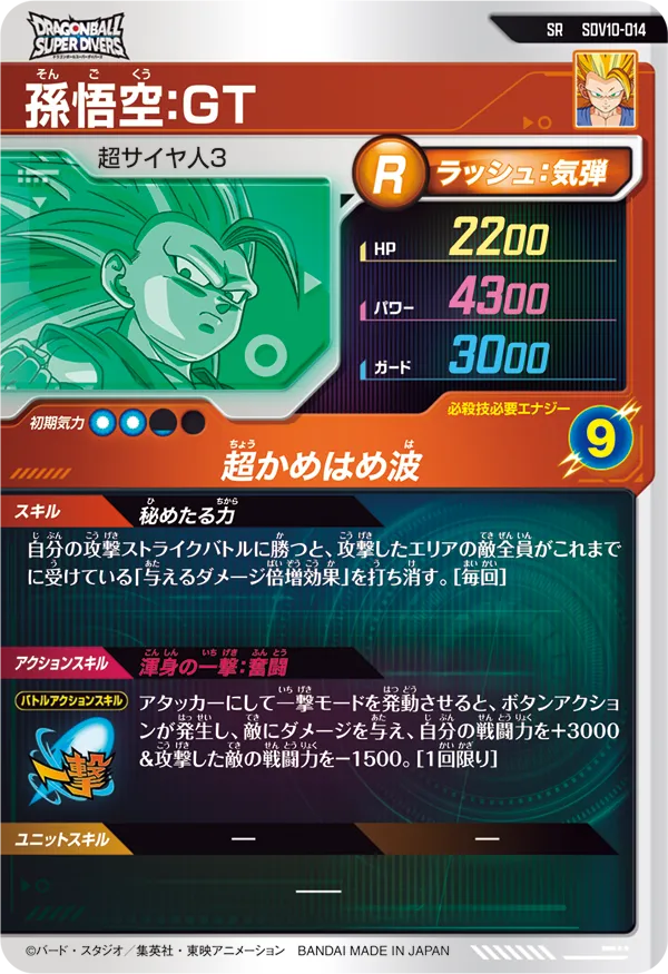 SDV10-014 孫悟空：ＧＴ