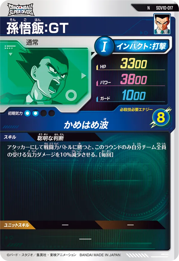 SDV10-017 孫悟飯：ＧＴ