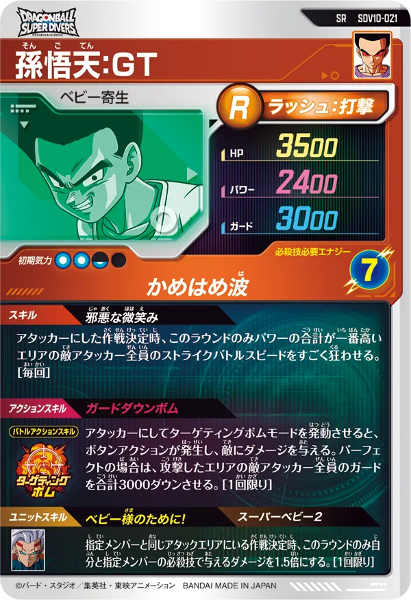 SDV10-021 孫悟天：ＧＴ