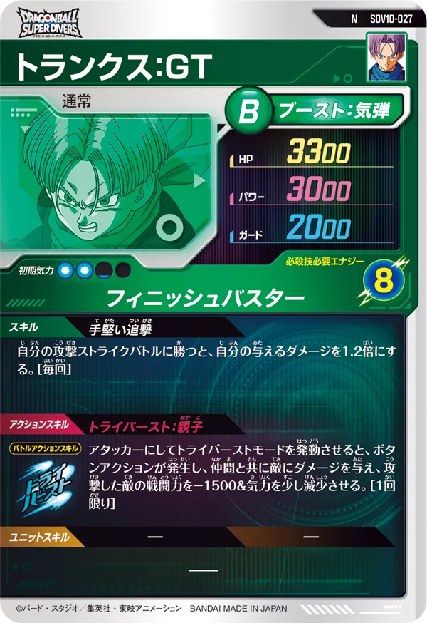 SDV10-027 トランクス：ＧＴ