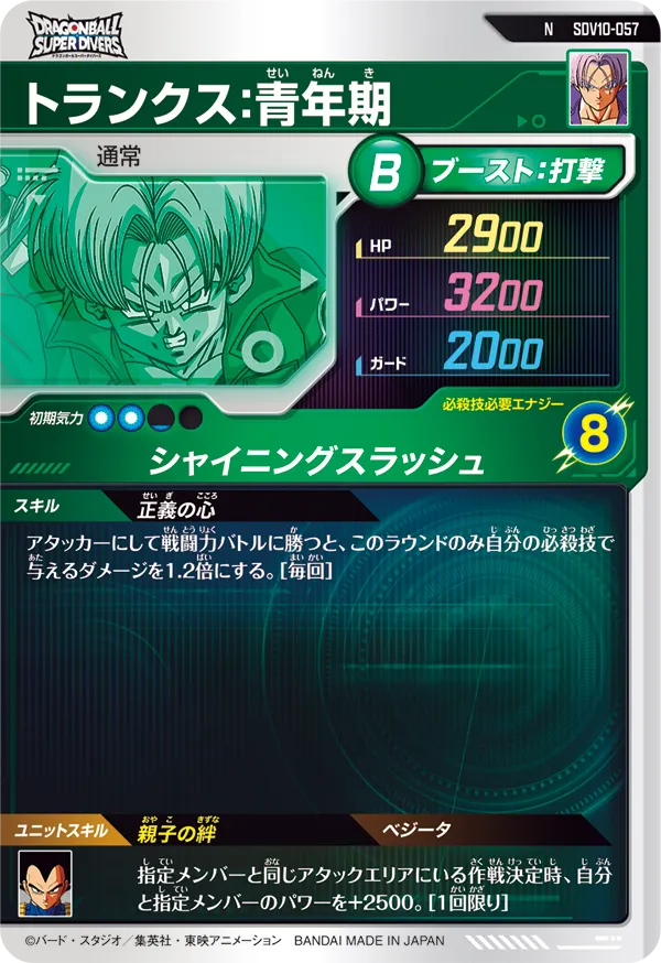 SDV10-057 トランクス：青年期