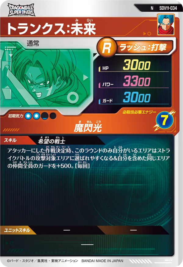 SDV11-034 トランクス：未来