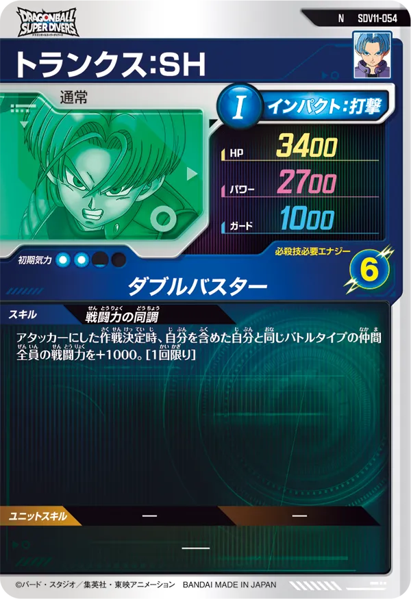 SDV11-054 トランクス：ＳＨ