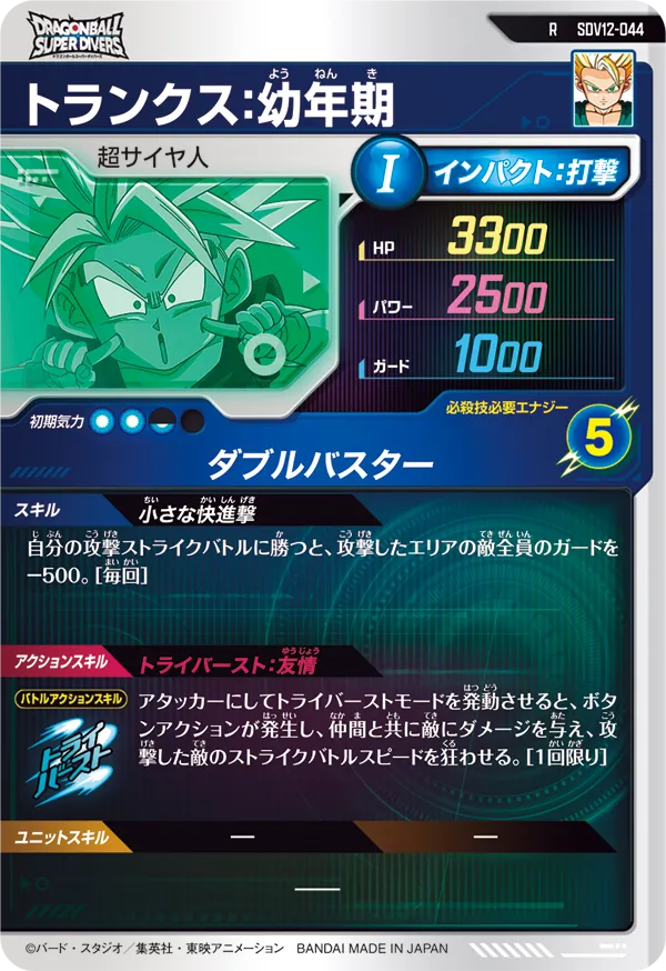 SDV12-044 トランクス：幼年期