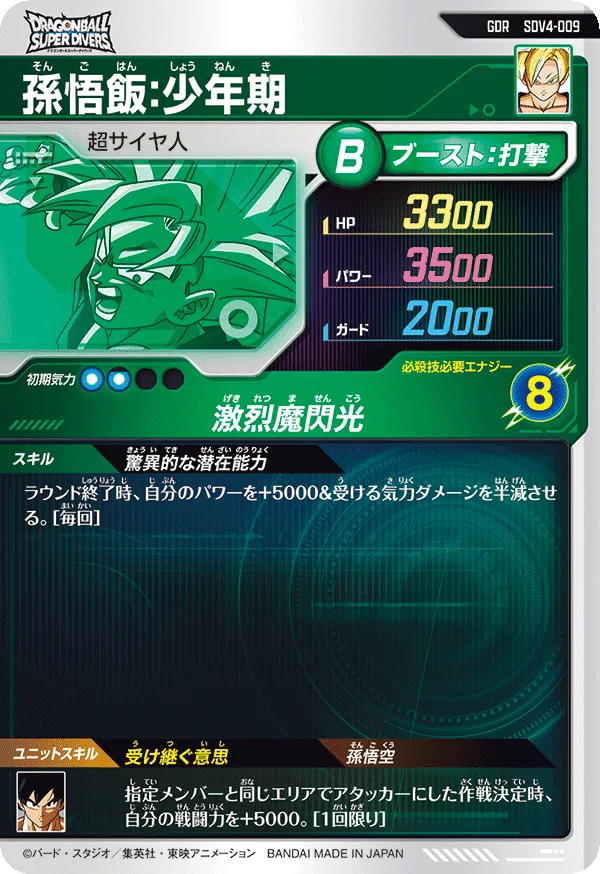 SDV4-009 孫悟飯：少年期