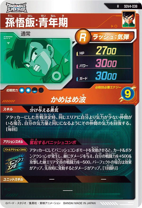 SDV4-038 孫悟飯：青年期