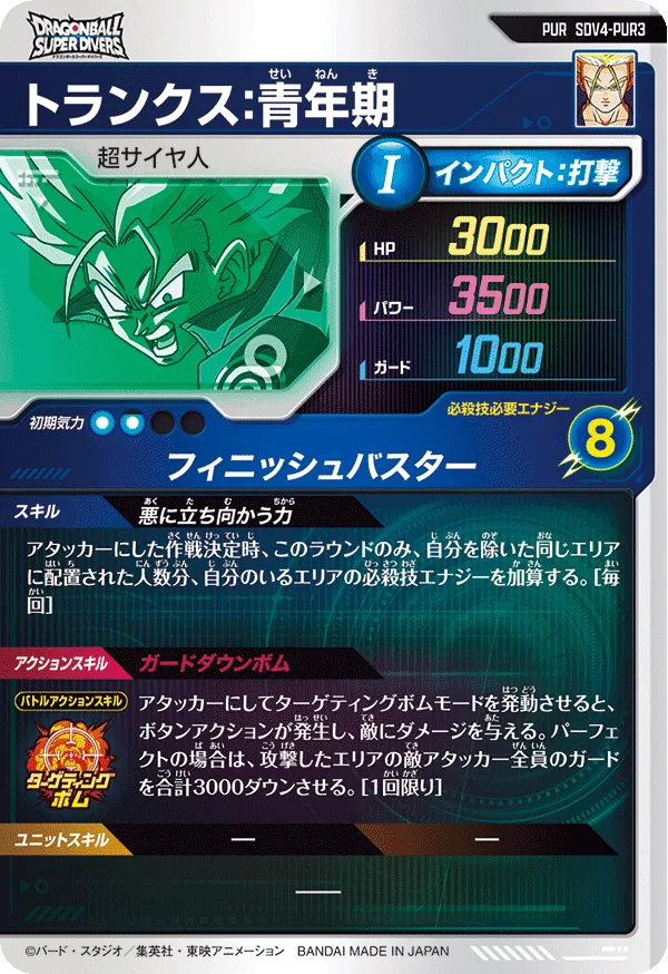 SDV4-PUR3 トランクス：青年期