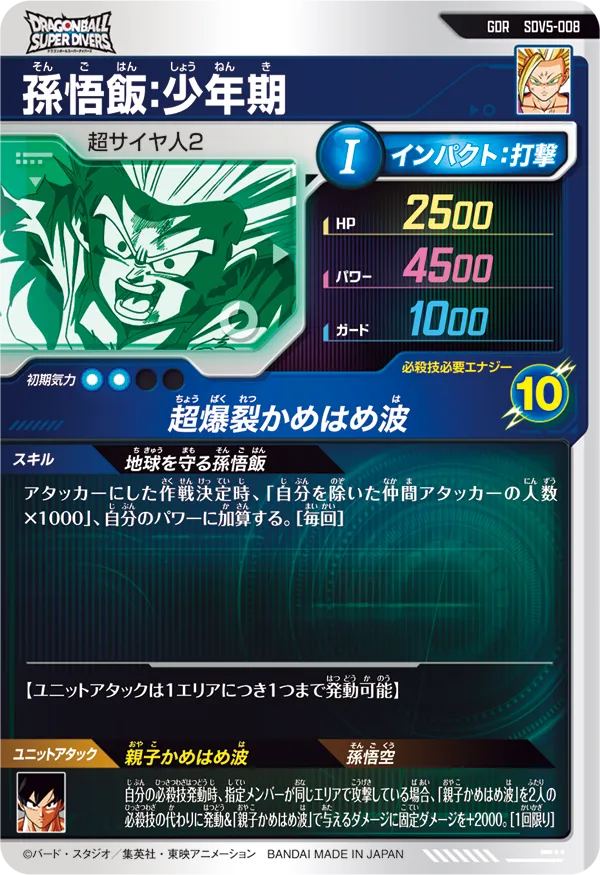 SDV5-008 孫悟飯：少年期