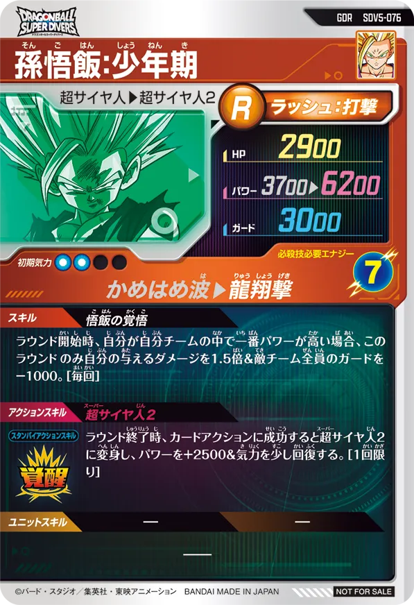 SDV5-076 孫悟飯：少年期