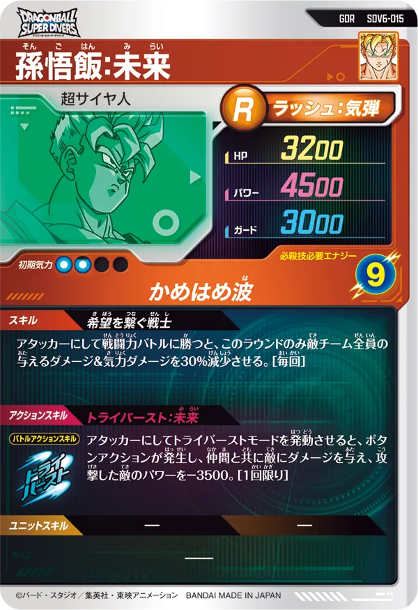 SDV6-015 孫悟飯：未来