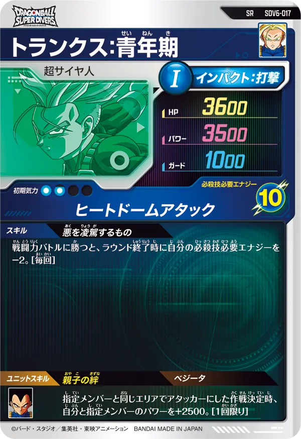 SDV6-017 トランクス：青年期