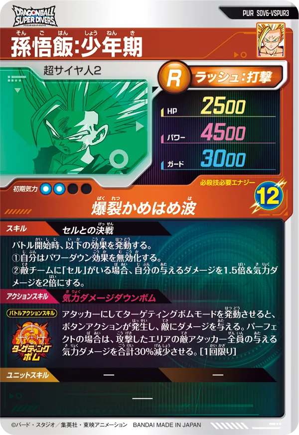 SDV6-VSPUR3 孫悟飯：少年期