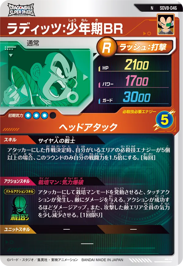 SDV8-046 ラディッツ：少年期ＢＲ