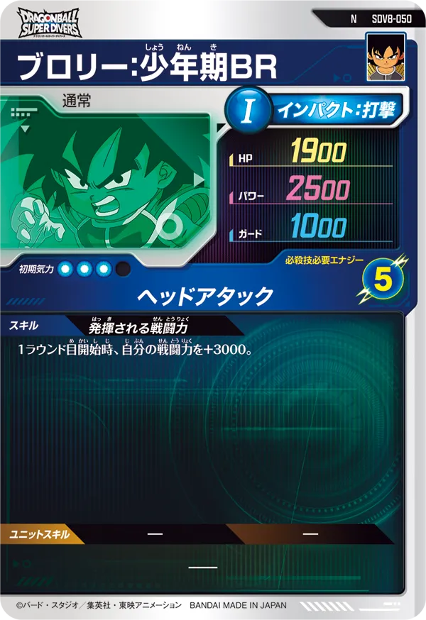 SDV8-050 ブロリー：少年期ＢＲ