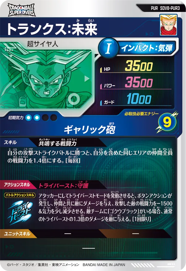 SDV8-PUR3 トランクス：未来