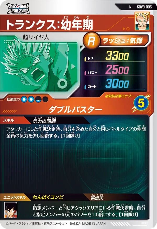 SDV9-005 トランクス：幼年期