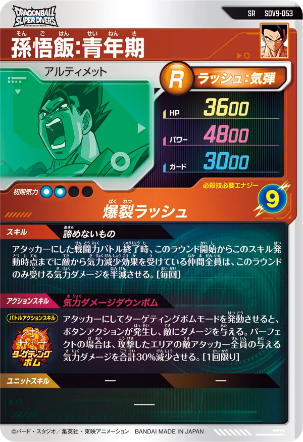 SDV9-053 孫悟飯：青年期