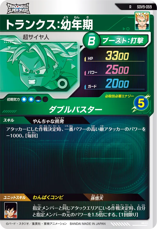 SDV9-059 トランクス：幼年期