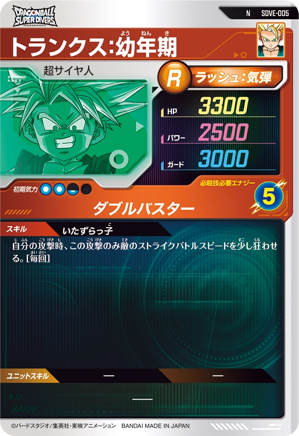 SDVE-005 トランクス：幼年期