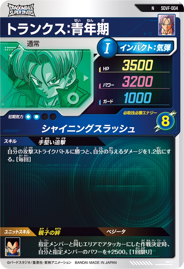 SDVF-004 トランクス：青年期