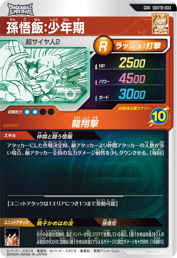 SDVTB-003 孫悟飯：少年期