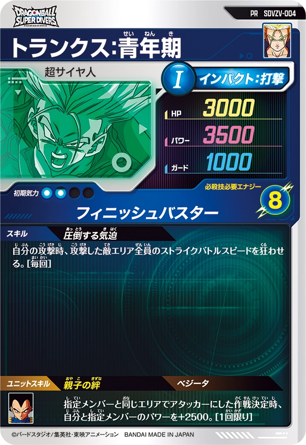 SDVZV-004 トランクス：青年期