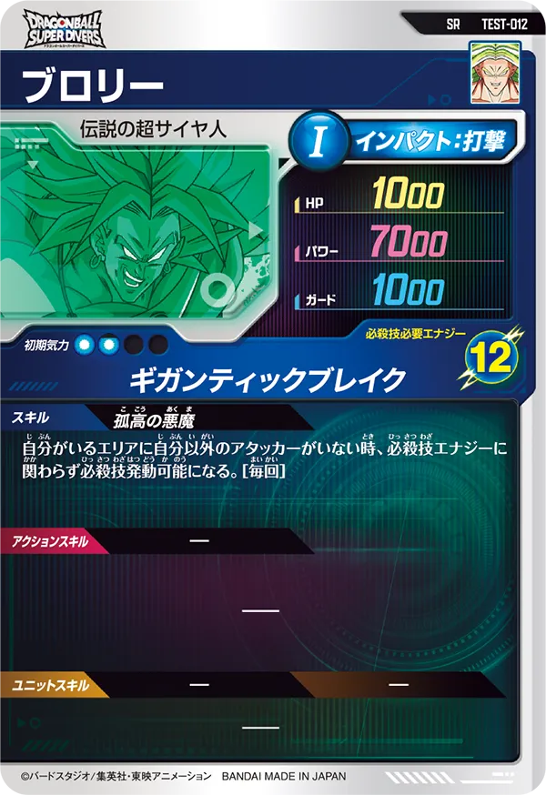 TEST-012 ブロリー